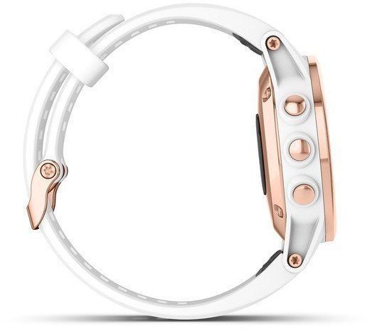 Смарт-часы Garmin Fenix 5S Plus Sapphire Rose Gold-tone with Carrara White Band 787146 фото
