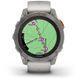 Смарт-часы Garmin Fenix 7 Pro Sapphire Solar Titanium with Fog Gray/Ember Orange Band 1118686 фото 3