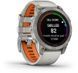 Смарт-часы Garmin Fenix 7 Pro Sapphire Solar Titanium with Fog Gray/Ember Orange Band 1118686 фото 7