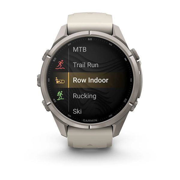 Смарт-часы Garmin Fenix 9 Pro 43mm LTE Titanium with Fog Gray/Sandstone Silicone Band (010-04335-80/81) 1482136 фото