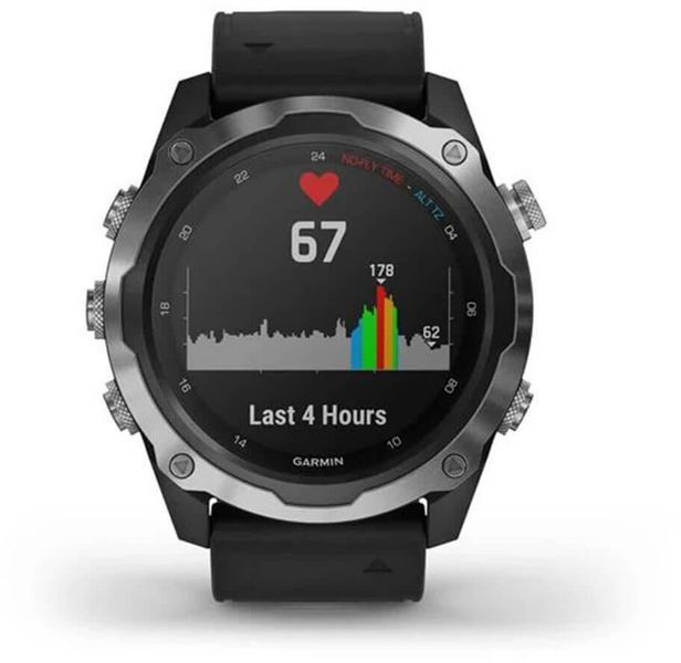 Смарт-годинник Garmin Descent Mk2 Stainless Steel with Black Band 768253 фото