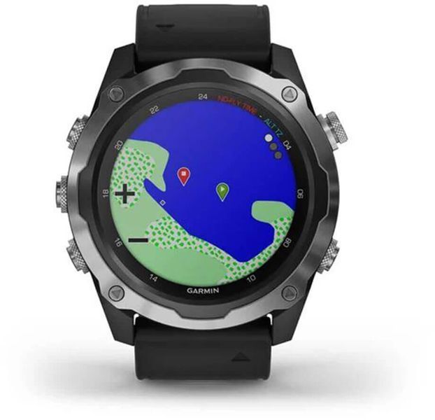 Смарт-годинник Garmin Descent Mk2 Stainless Steel with Black Band 768253 фото