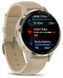 Смарт-годинник Garmin Venu 3S Soft Gold Stainless Steel Bezel with French Grey Case and Leather Band 1171378 фото 3