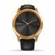 Смарт-часы Garmin Vivomove Luxe 24K Gold PVD Stainless Steel Case with Black Embossed Italian Leather Band 587121 фото 5