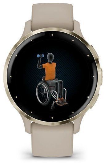 Смарт-часы Garmin Venu 3S Soft Gold Stainless Steel Bezel with French Grey Case and Silicone Band 1171373 фото