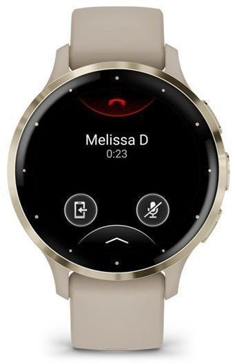 Смарт-часы Garmin Venu 3S Soft Gold Stainless Steel Bezel with French Grey Case and Silicone Band 1171373 фото
