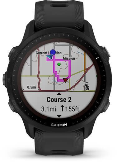 Смарт-часы Garmin Forerunner 955 Solar Black 930773 фото