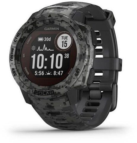 Смарт-часы Garmin Instinct Solar Graphite Camo 699421 фото