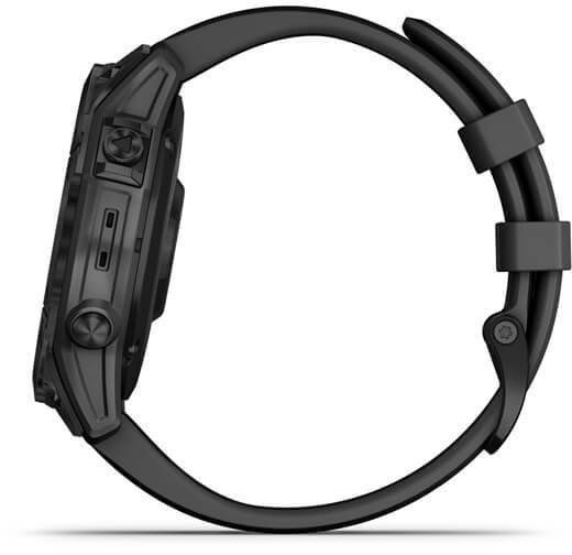Смарт-часы Garmin Fenix 7 Sapphire Solar Black DLC Titanium with Black Band 893885 фото
