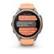 Смарт-часы Garmin Fenix 9 Pro 43mm LTE Titanium with Shell Pink/Orange Silicone Band (010-04335-00/01) 1482137 фото 8