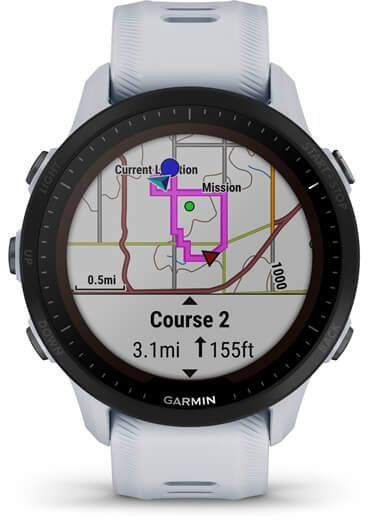 Смарт-часы Garmin Forerunner 955 Solar Whitestone 930772 фото