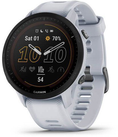 Смарт-годинник Garmin Forerunner 955 Solar Whitestone 930772 фото