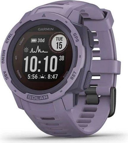 Смарт-часы Garmin Instinct Solar Graphite Orchid 699422 фото