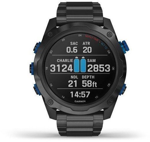 Смарт-часы Garmin Descent Mk2i Bundle Titanium Carbon Grey w. Titanium Band w. Descent T1 832532 фото