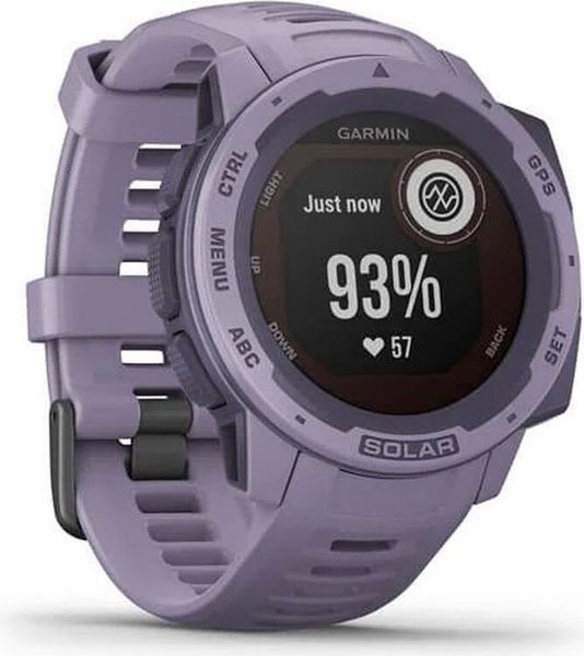 Смарт-годинник Garmin Instinct Solar Graphite Orchid 699422 фото