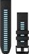 Ремешок Garmin QuickFit 26 Watch Bands Black/Cirrus Blue Silicone 1199368 фото 1