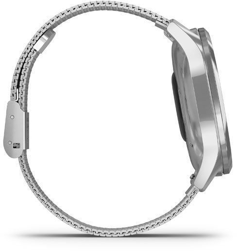 Смарт-часы Garmin Vivomove Luxe Silver stainless steel case with silver Milanese band 755027 фото