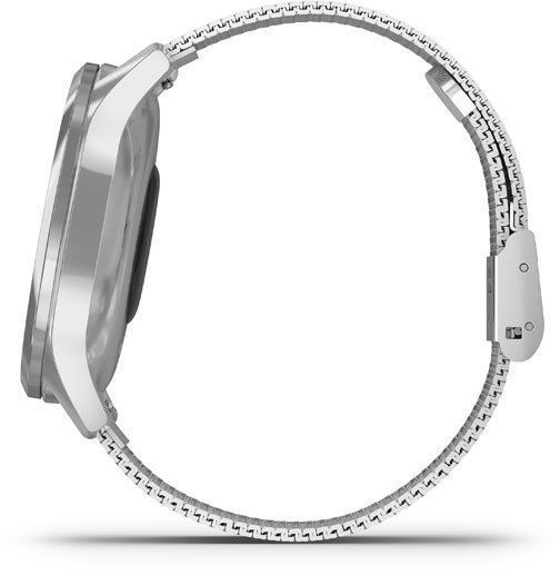Смарт-часы Garmin Vivomove Luxe Silver stainless steel case with silver Milanese band 755027 фото