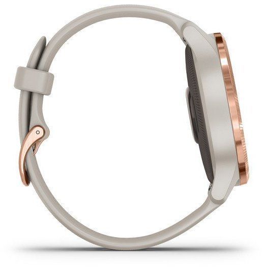 Смарт-часы Garmin Venu Rose Gold Stainless Steel Bezel with Light Sand Case and Silicone Band 695393 фото