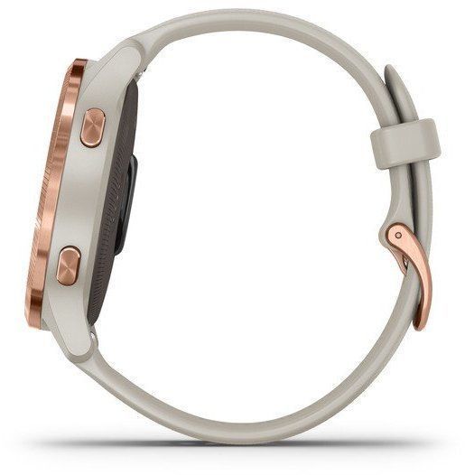 Смарт-часы Garmin Venu Rose Gold Stainless Steel Bezel with Light Sand Case and Silicone Band 695393 фото