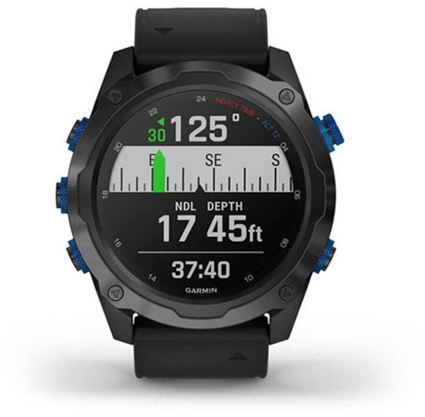 Смарт-часы Garmin Descent Mk2i Titanium Carbon Gray DLC with Black Band 768270 фото