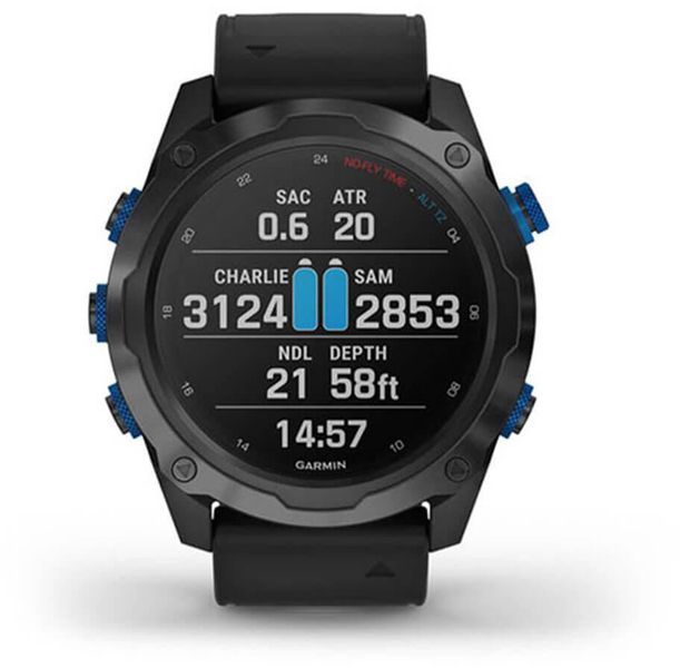 Смарт-часы Garmin Descent Mk2i Titanium Carbon Gray DLC with Black Band 768270 фото
