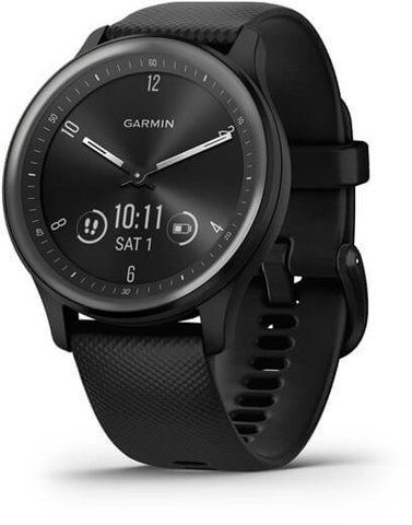 Смарт-часы Garmin Vivomove Sport Black Case and Silicone Band with Slate Accents 887484 фото