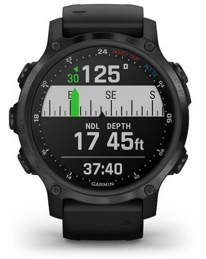 Смарт-часы Garmin Descent Mk2S Carbon Grey with Black Silicone Band 832544 фото