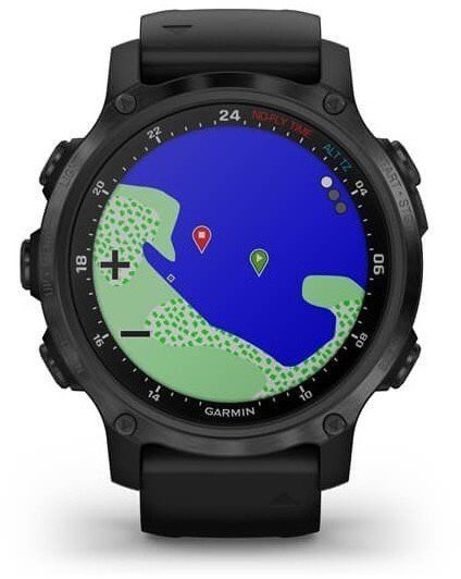 Смарт-часы Garmin Descent Mk2S Carbon Grey with Black Silicone Band 832544 фото