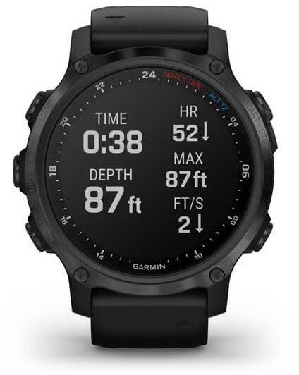 Смарт-часы Garmin Descent Mk2S Carbon Grey with Black Silicone Band 832544 фото