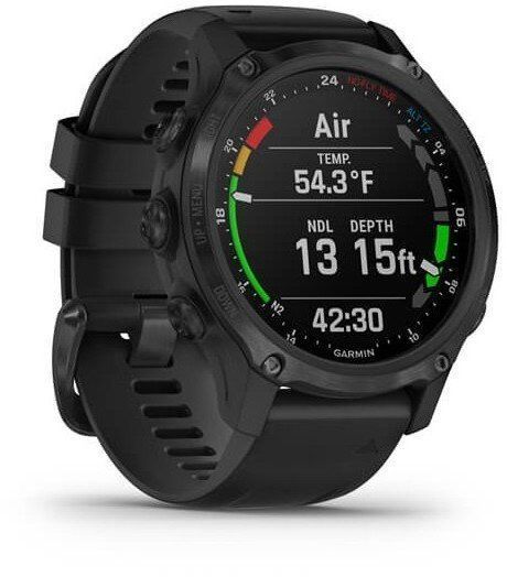 Смарт-часы Garmin Descent Mk2S Carbon Grey with Black Silicone Band 832544 фото