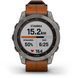 Смарт-годинник Garmin Fenix ​​7 Sapphire Solar Titanium with Chestnut Leather Band 893974 фото 8