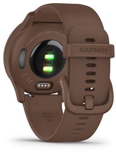 Смарт-годинник Garmin Vivomove Sport Cocoa Case and Silicone Band with Peach Gold Accents 887485 фото