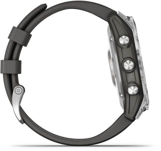Смарт-годинник Garmin Fenix ​​7 Silver with Graphite Band 894030 фото
