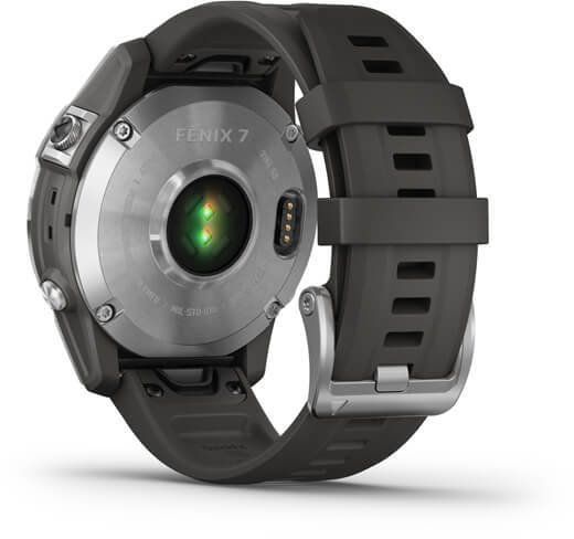 Смарт-годинник Garmin Fenix ​​7 Silver with Graphite Band 894030 фото