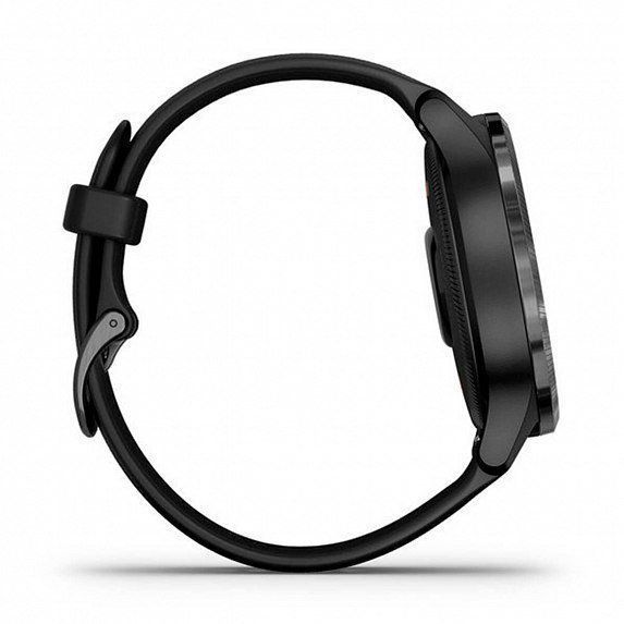 Смарт-годинник Garmin Venu Slate Stainless Steel Bezel with Black Case and Silicone Band 587114 фото