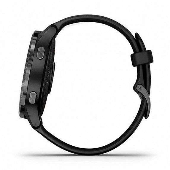 Смарт-годинник Garmin Venu Slate Stainless Steel Bezel with Black Case and Silicone Band 587114 фото