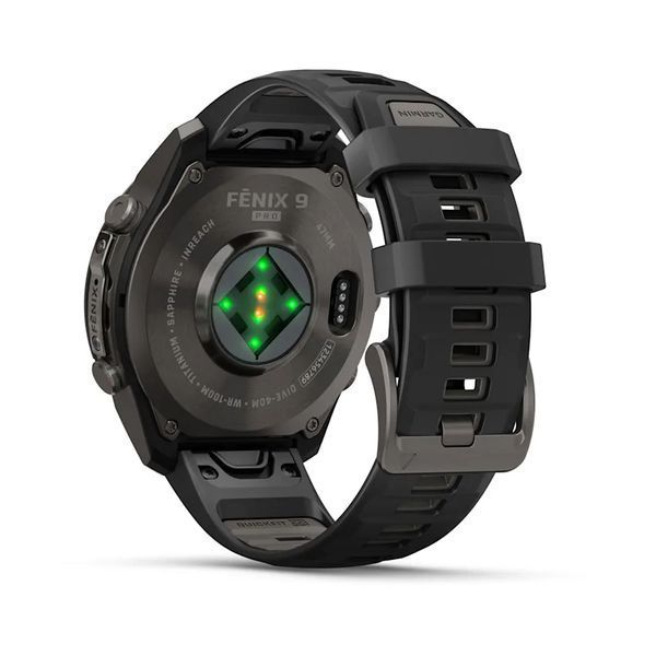 Смарт-часы Garmin Fenix 9 Pro 47mm LTE Carbon Gray DLC Titanium with Black Silicone Band (010-04336-10/11) 1482138 фото