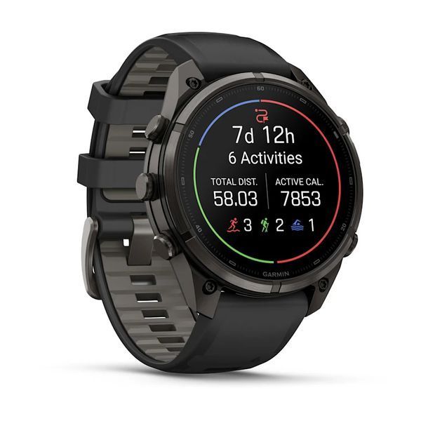 Смарт-часы Garmin Fenix 9 Pro 47mm LTE Carbon Gray DLC Titanium with Black Silicone Band (010-04336-10/11) 1482138 фото