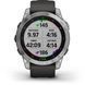 Смарт-годинник Garmin Fenix ​​7 Silver with Graphite Band 894030 фото 6