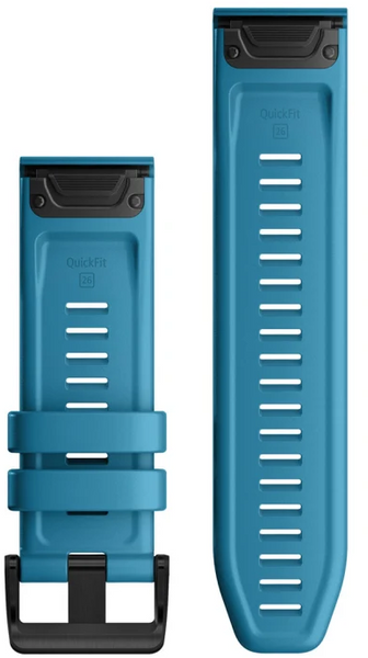 Ремінець Garmin QuickFit 26 Watch Bands Cirrus Blue Silicone 1091304 фото