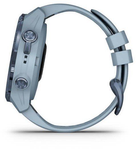 Смарт-часы Garmin Descent Mk2S Mineral Blue with Sea Foam Silicone Band 832543 фото