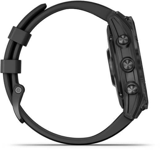 Смарт-часы Garmin Fenix 7 Solar Slate grey with black band 894085 фото