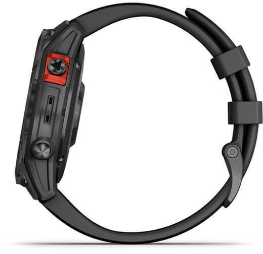 Смарт-часы Garmin Fenix 7 Solar Slate grey with black band 894085 фото