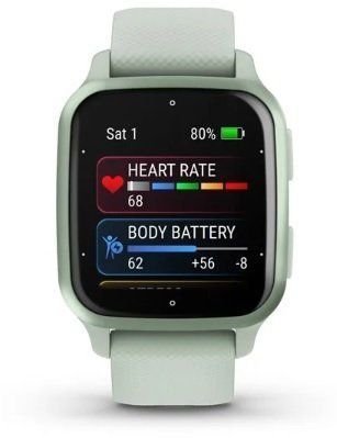 Смарт-годинник Garmin Venu SQ 2 Metallic Mint Aluminium Bezel with Cool Mint Case and Silicone Band 974491 фото