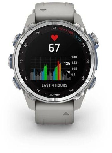 Смарт-часы Garmin Descent Mk3 43mm Stainless Steel with Fog Grey Silicone Band 1244076 фото