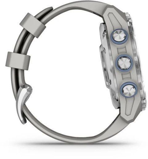 Смарт-часы Garmin Descent Mk3 43mm Stainless Steel with Fog Grey Silicone Band 1244076 фото