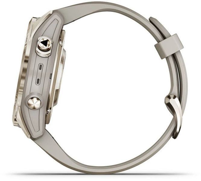 Смарт-часы Garmin Fenix 7S Pro Sapphire Solar Soft Gold with Light Sand Band 1118690 фото