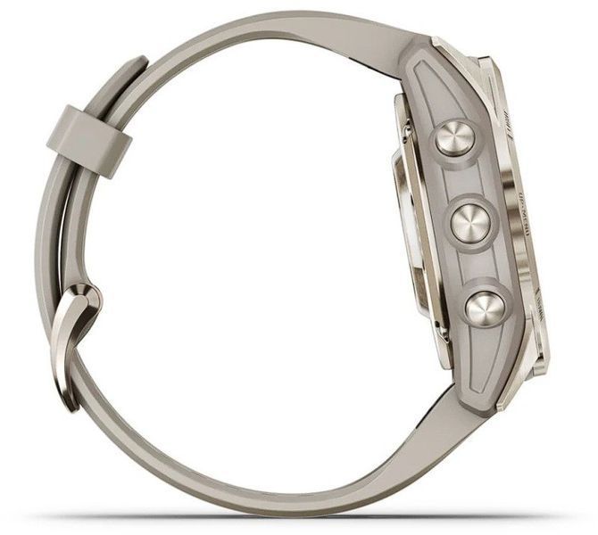 Смарт-часы Garmin Fenix 7S Pro Sapphire Solar Soft Gold with Light Sand Band 1118690 фото