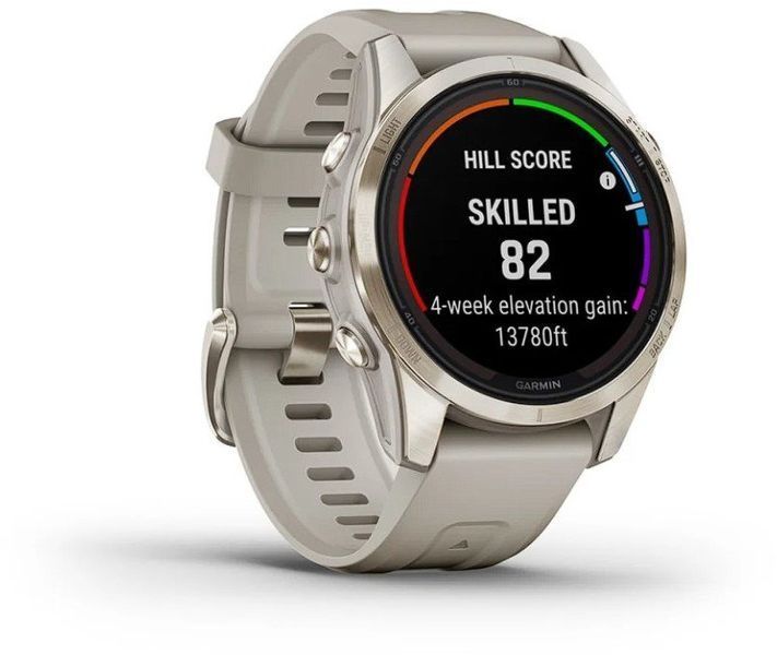 Смарт-часы Garmin Fenix 7S Pro Sapphire Solar Soft Gold with Light Sand Band 1118690 фото